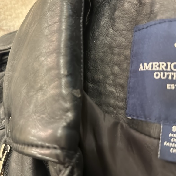 American Eagle faux Leather Jacket, Size S - Picture 5 of 6